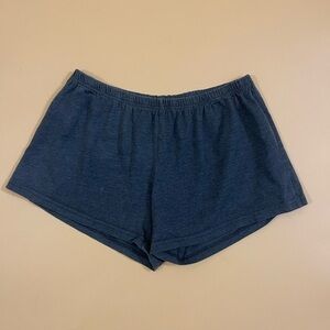 VTG Snooze Button Grey Cotton Shorts